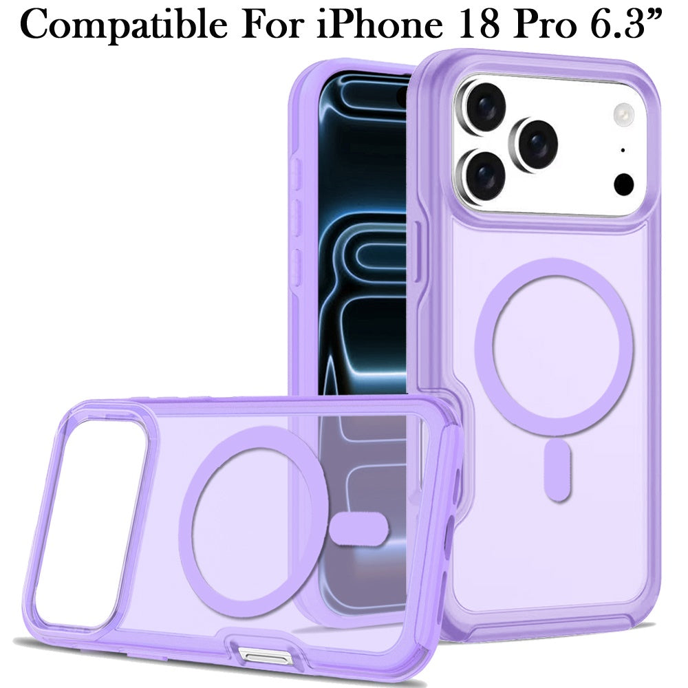Glossy Magnetic Compatible Shockproof Slim TPU Durable Hard PC Rubber Grip Premium Hybrid