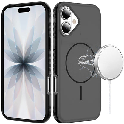 Phone Case for Apple iPhone 17 Super Magnetic Matte Hybrid Shockproof Thick Protective Durable Grip Anti Scratch Premium Edge Slim Fit Cover