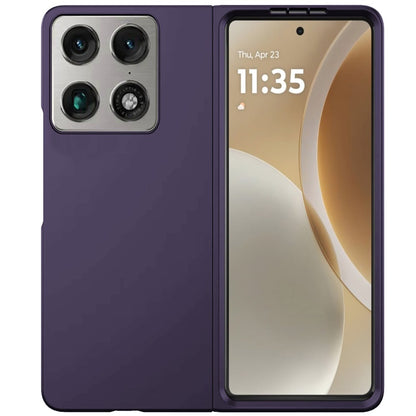 Phone Case for Motorola Razr Fold 2026 Snap On Hard Shell Matte Finish Slim Fit Rubber TPU Soft Lightweight Protective Cover Purple