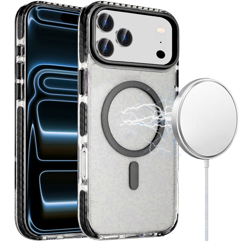 MagSafe Magnetic Transparent Hybrid Shockproof Clear Color Match Durable Grip Hard TPU Slim Protective
