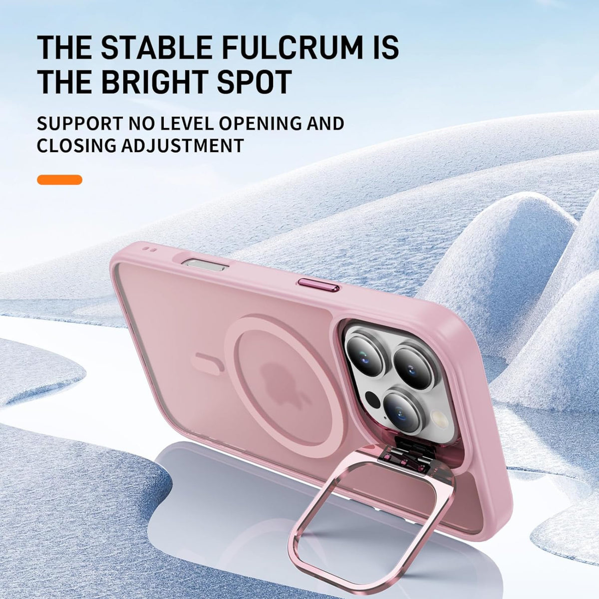 Phone Case Cover for Apple iPhone 17E /iPhone 16E Clear Back Hybrid with MagSafe Compatible Metal Camera Stand Colorful Bumper Frame Shockproof Cover