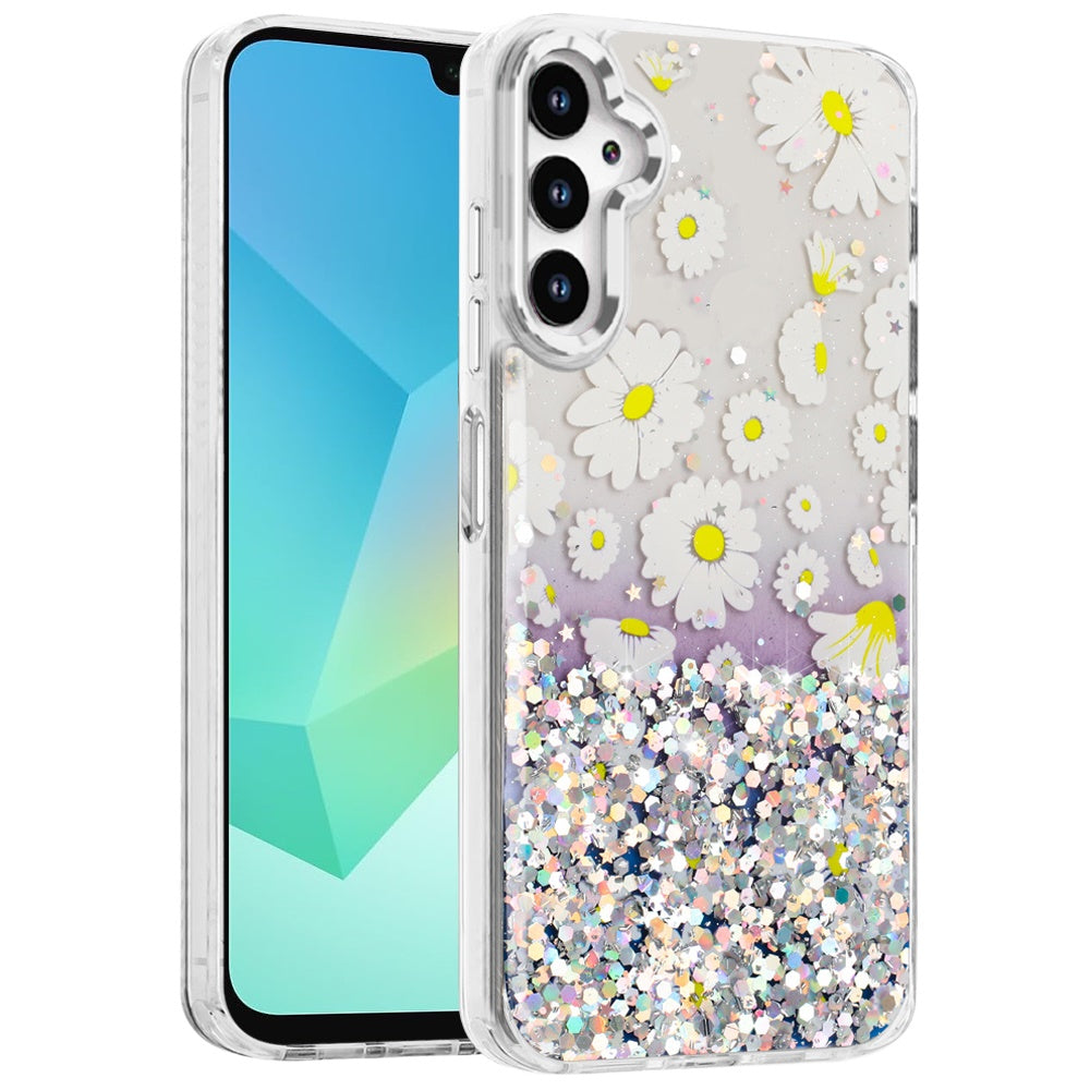 For Samsung Galaxy A16 5G Fashion Beautiful Epoxy Design Hybrid Fashion Stylish TPU Protective, Shockproof Hybrid PC Case Cover