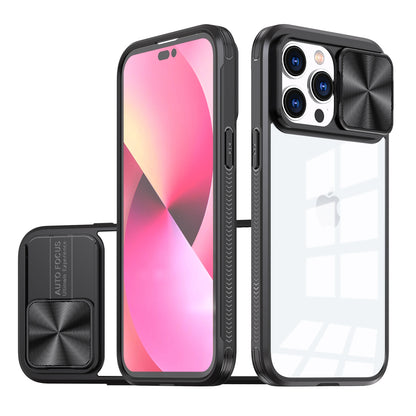 Standard for Motorola Moto G Stylus 5G 2024 Motorola Moto G Stylus 5G 2024 Hybrid Cases with Sliding Camera Cover Transparent Back Slim Shockproof Bumper TPU Protective Cover
