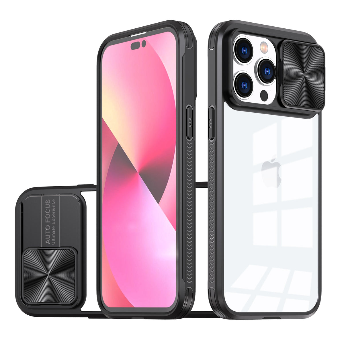 For Samsung Galaxy A16 5G Hybrid Cases with Sliding Camera Cover Transparent Shockproof Bumper TPU Protective Case Cover
