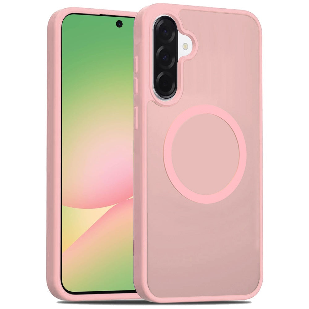 For Samsung Galaxy A57 MagSafe Compatible Case Hybrid Soft TPU Bumper Hard Translucent Matte Back Slim Shockproof Case Cover