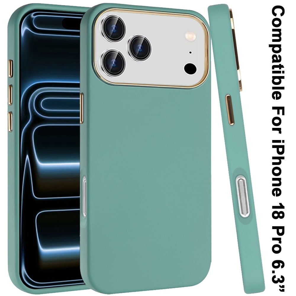 Hybrid Silicone TPU Rubber Chromed Edge TPU Bumper Reinforced Corners Shock Absorbing Protection