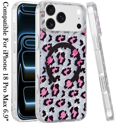Phone Case for Apple iPhone 18 Pro Max/ iPhone 17 Pro Max Stylish Design Shockproof Magnetic Magsafe Compatible TPU IMD Print Rugged Grip Drop Protection Slim Fashion Cover
