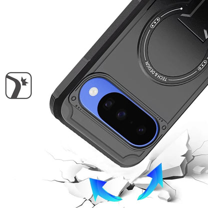 Phone Case for Google Pixel 11 /11 Pro Magnetic Kickstand Rugged Shockproof Armor Grip Anti Slip Heavy Duty Protective Matte Stand Hybrid Cover