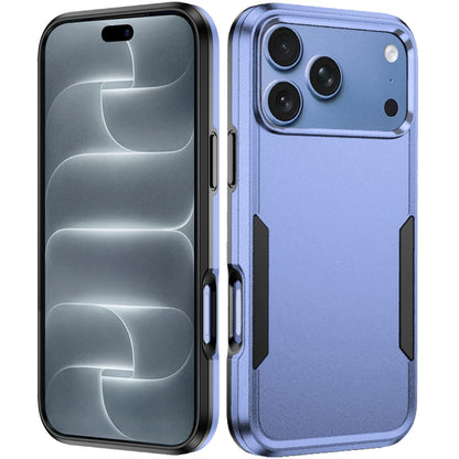 Phone Case for Apple iPhone 18 Pro/ iPhone 17 Pro Tough Hybrid Shockproof Rugged Dual Layer Durable Impact Resistant Drop Protection Heavy Duty Bumper Cover Blue