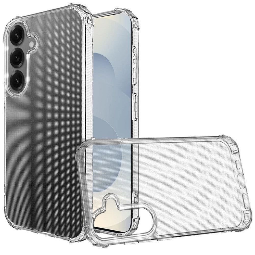 For Samsung Galaxy S26 Hybrid Clear TPU Bumper, Shockproof, Rubber Silicone 4 Corners Gel, Lightweight, Protective Slim Back Case Cover Clear