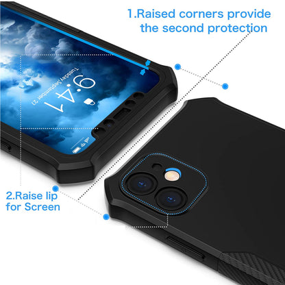 For Cloud Mobile Stratus C8 Full-Body Dual Layer Hybrid Case Slim, Drop-Proof TPU Hard PC, Durable Corner Front Bumper Protector Case Cover