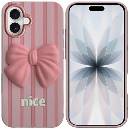 Phone Case for Apple iPhone 17 (6.3") Fashionable Silicone Textured Decorative Design Pattern Protective Rubber TPU Hybrid Protection Cover