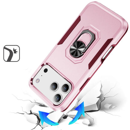 Phone Case for Apple iPhone 18 Pro Tough Hybrid Ring Stand Shockproof Rugged Grip Impact Resistant Hybrid Kickstand Heavy Duty Durable Cover