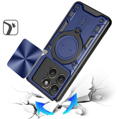 Phone Case for Motorola Edge 2026 Magnetic Ring Stand Shockproof Hybrid Full Camera Slide Guard Anti Slip Heavy Duty Protective Armor Cover