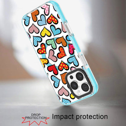 For iPhone 16 Pro Max (6.9") Magnetic Hybrid Stylish Design IMD Pattern, Compatible with MagSafe, Slim TPU Protector