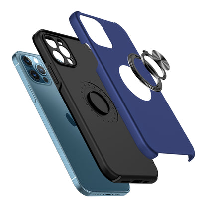 Phone Case for Apple iPhone SE 3 (2022) SE/8/7 Invisible Ring Stand Shockproof Anti Slip Durable Grip Protective Hybrid Fit Magnetic Car Mount Holder Cover Blue