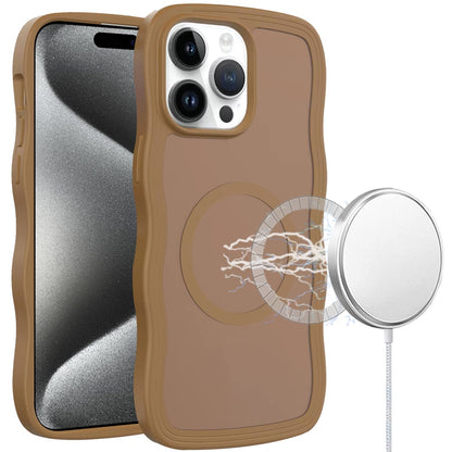 For Apple iPhone 17E /16E Grip Hand Magnetic Hybrid Case Shockproof Protection Matte Skin Rubber TPU + PC Case Cover Coffe