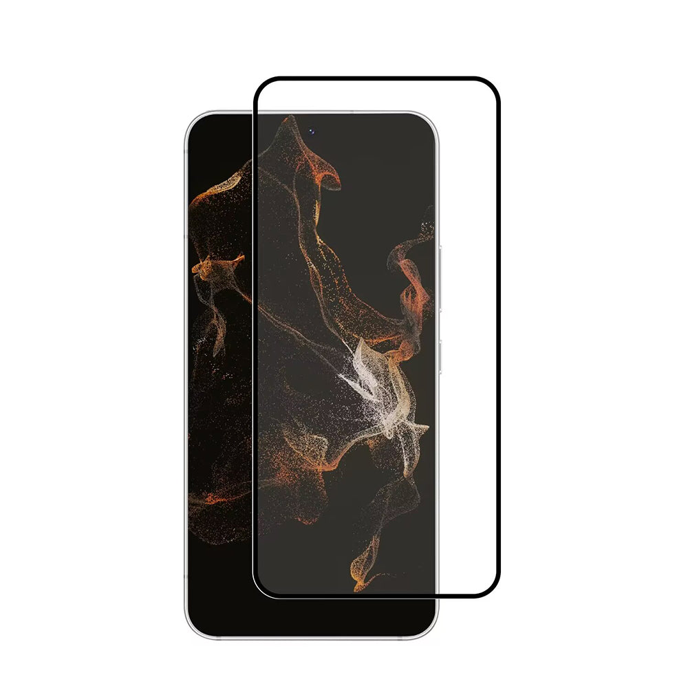 Standard for Samsung Galaxy S24 5G Samsung Galaxy S24 5G Full-Coverage Tempered Glass Screen Protector [2.5D Round Edge] Glass Film 0.3mm Full Cover Clear Black