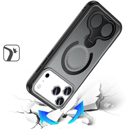 Phone Case for Apple iPhone 18 Pro Magnetic 2 Ring Stand Car Mount Friendly Shockproof Rugged Grip Armor Dual Ring Kickstand Heavy Duty Hybrid Cover