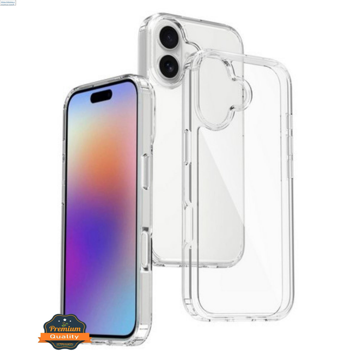 For Apple iPhone 17 Crystal HD Clear Back Hybrid Case TPU Bumper Frame Slim Shockproof Hard Defender Case Cover