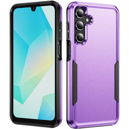 Phone Case for Samsung Galaxy A16 5G Tough Hybrid Shockproof Rugged Dual Layer Durable Impact Resistant Drop Protection Heavy Duty Bumper Cover Purple