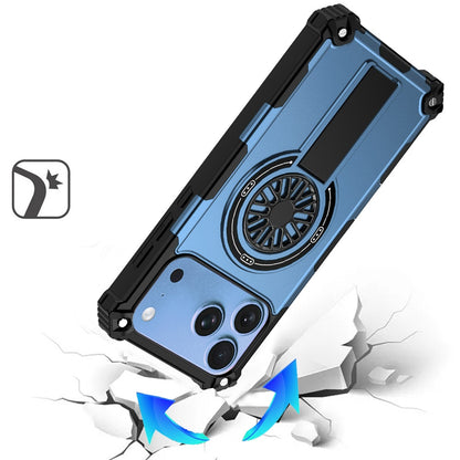 Phone Case for Apple iPhone 18 Pro Max Invisible Kickstand Magnetic Car Mount Friendly Shockproof Texture Anti Slip Durable Grip Heavy Duty Hybrid Cover