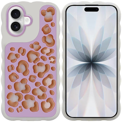Phone Case for Apple iPhone 17 Fashionable Silicone Textured Decorative Design Pattern Protective Rubber TPU Hybrid Protection Cover