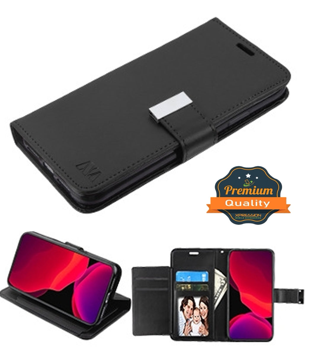 For Samsung Galaxy A36 PU leather Wallet 6 Card Slots folio with Wrist Strap & Kickstand Pouch Flip Shockproof Case Cover