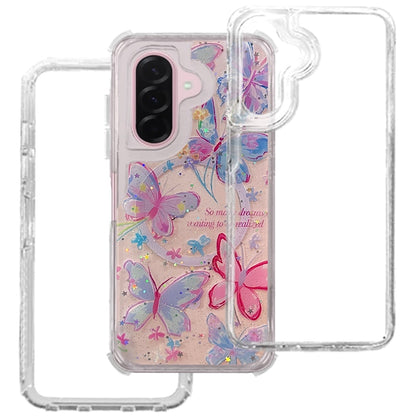 Phone Case for Galaxy A17 5G Magnetic Hybrid Fashion Printed Pattern Artwork Stylish Printed Design Dual Layers TPU Rubber SIlicone Hard PC Cover