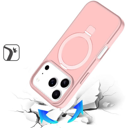 Magnetic Ring Stand Full Rotation Matte Shockproof Grip Anti Slip Durable Camera Protection Hybrid