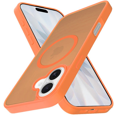 For Apple iPhone 17 (6.3") MagSafe Compatible Case Hybrid Soft TPU Bumper Hard Translucent Matte Back Slim Shockproof Case Cover