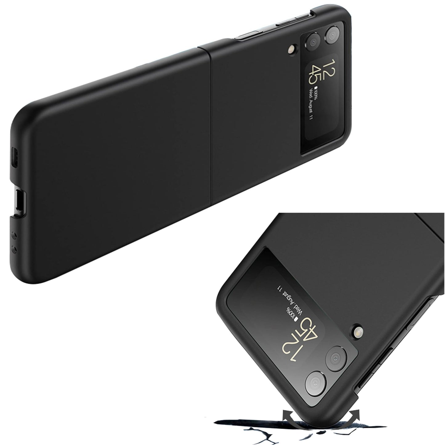 For Motorola Razr+ 2025, Motorola Razr+ Plus (2025) Painted Matte Finish TPU Silicone Case, Soft Grip Shockproof Slim Thin, Non-Slip Texture Case Cover