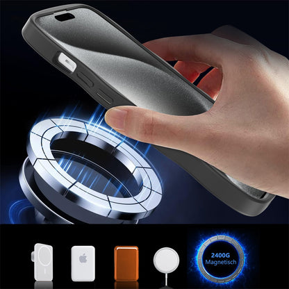 For Samsung Galaxy S26 Grip Hand Magnetic Hybrid Case Shockproof Protection Matte Skin Rubber TPU + PC Case Cover