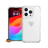 For Apple iPhone 15 Pro (6.1") Hybrid Transparent 3in1 Corner Tough Durable Detachable Shockproof Frame Hard PC + TPU  Phone Case Cover