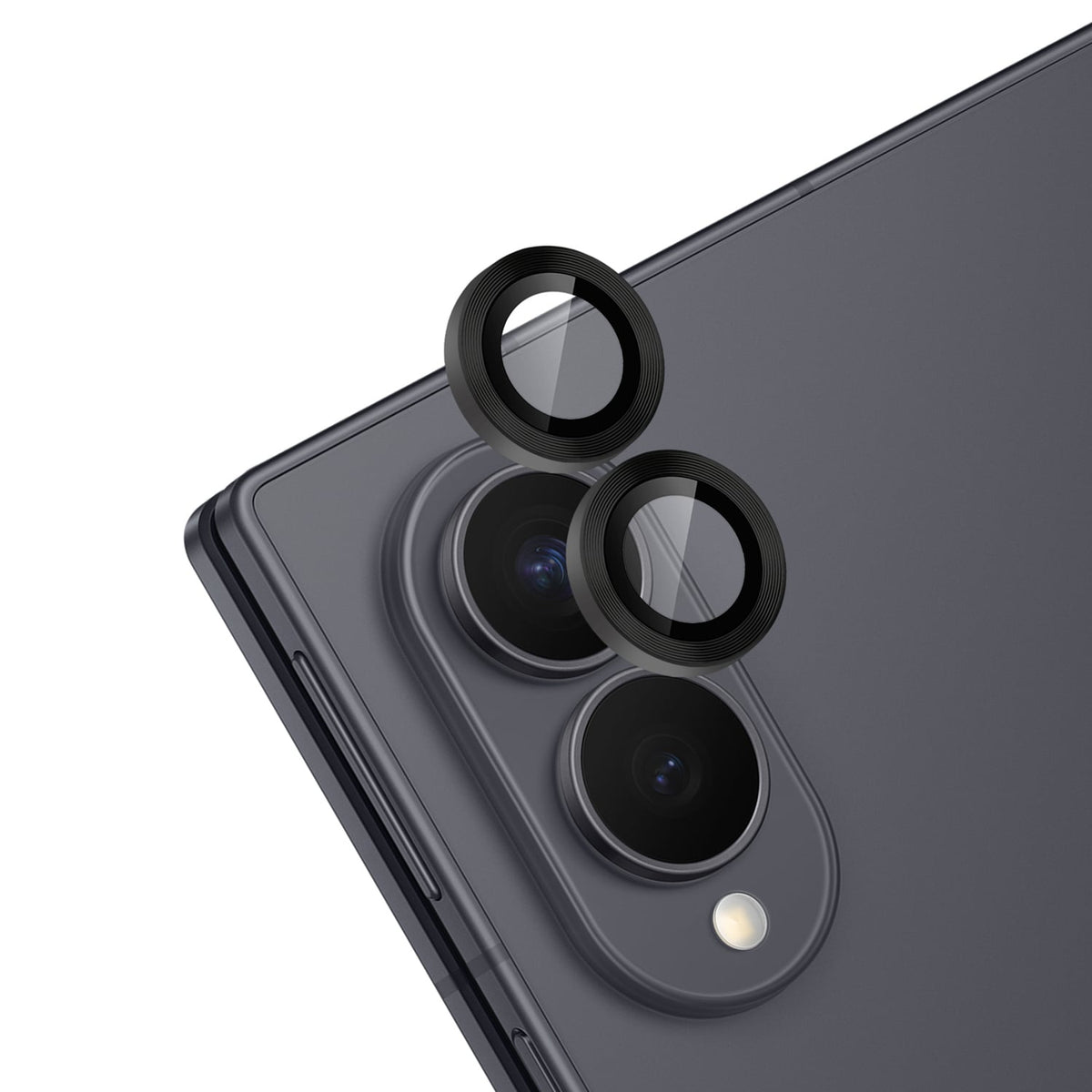 Camera Lens Protector for Samsung Galaxy Z Fold 8 Ultra Camera Lens Protector Tempered Glass Metal Frame Scratch Resistant HD Clear Precision Fit