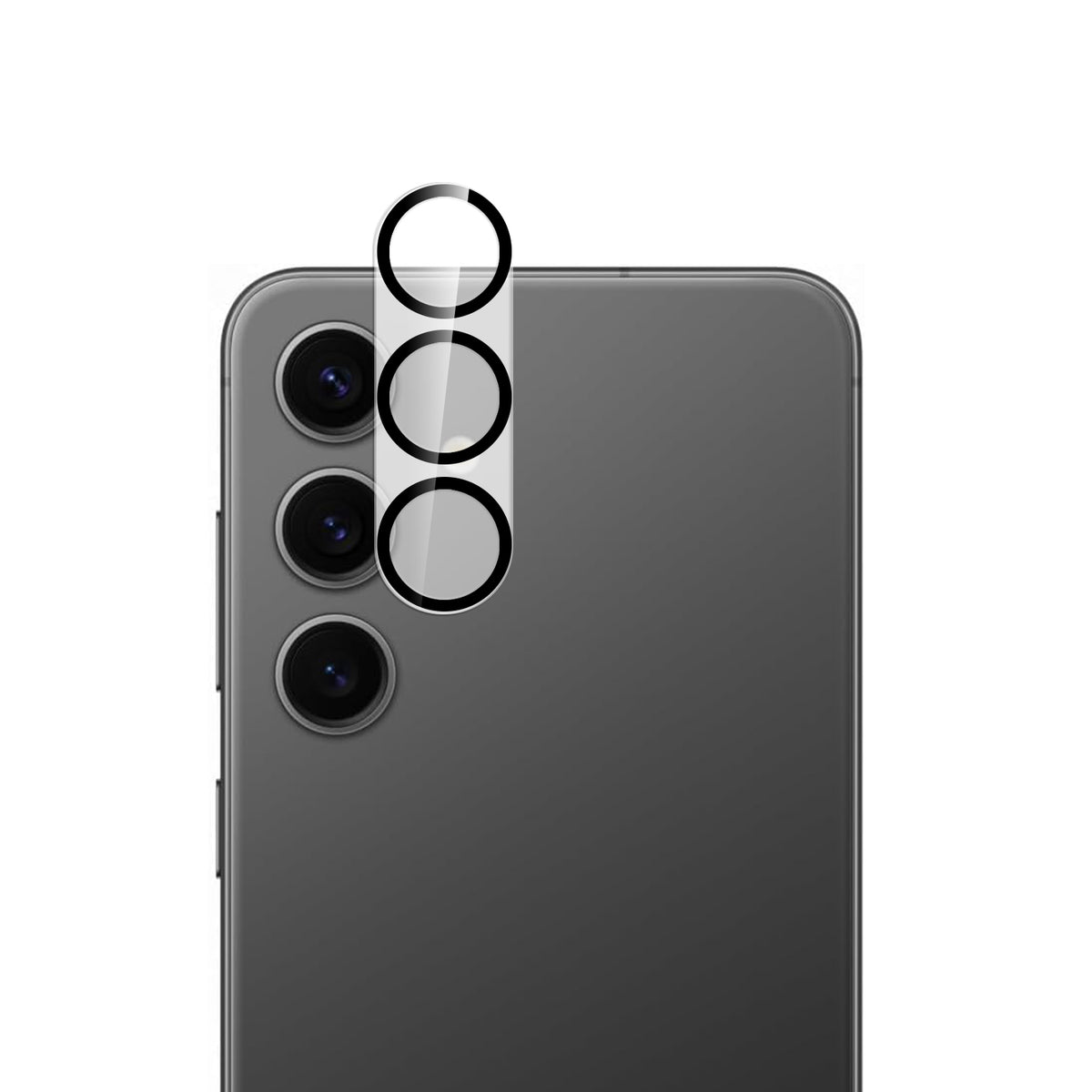 For Samsung Galaxy S26+ / S26 Plus Camera Lens Protector HD Clear 2.5D Tempered Glass with Black Edge, Case-Friendly, Ultra-Thin, Easy to Install Protector Clear Black