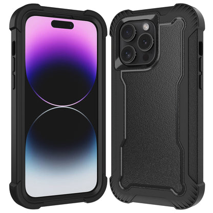 For Apple iPhone 16 Pro Max (6.9") Tough Hybrid Shockproof Hybrid PC + TPU Bumper Frame Rubber Drop Proof 3in1 Armor Full Body Case Cover