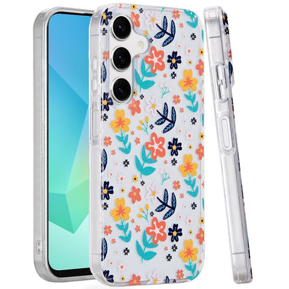 For Samsung Galaxy S25 /S24 Fashion Layer Design Slim IMD TPU Protective, Shockproof Hybrid Stylish Durable Hard PC Case Cover