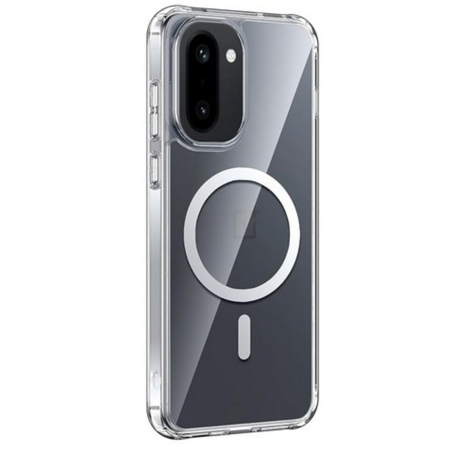 For OnePlus 15R / ACE 6 Hybrid Clear Case Magnetic Back Shockproof Protective Transparent Back, Slim Fit, Wireless Charging Ready Case Cover Clear