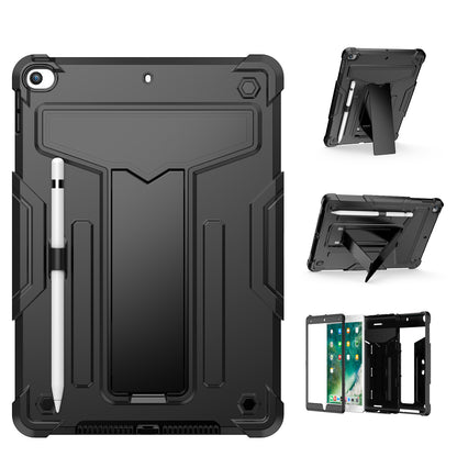Tablet Case for Apple iPad 9th 8th 7th Gen (10.2 inch) 3in1 Tough Hybrid Vertical Kickstand Heavy Duty Shock Absorbing Drop Protection Raised Bezel Precise Cutouts Cover