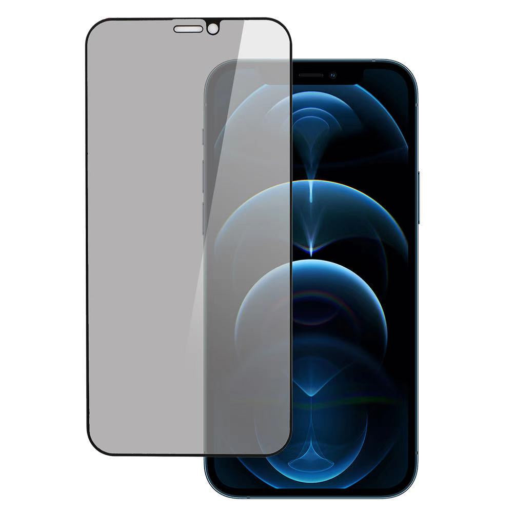 For Apple iPhone 11 Privacy Screen Protector, Anti Spy Anti Peeping Tempered Glass Full Protective Film, 9H, Anti Scratch, Easy Install Protector Black