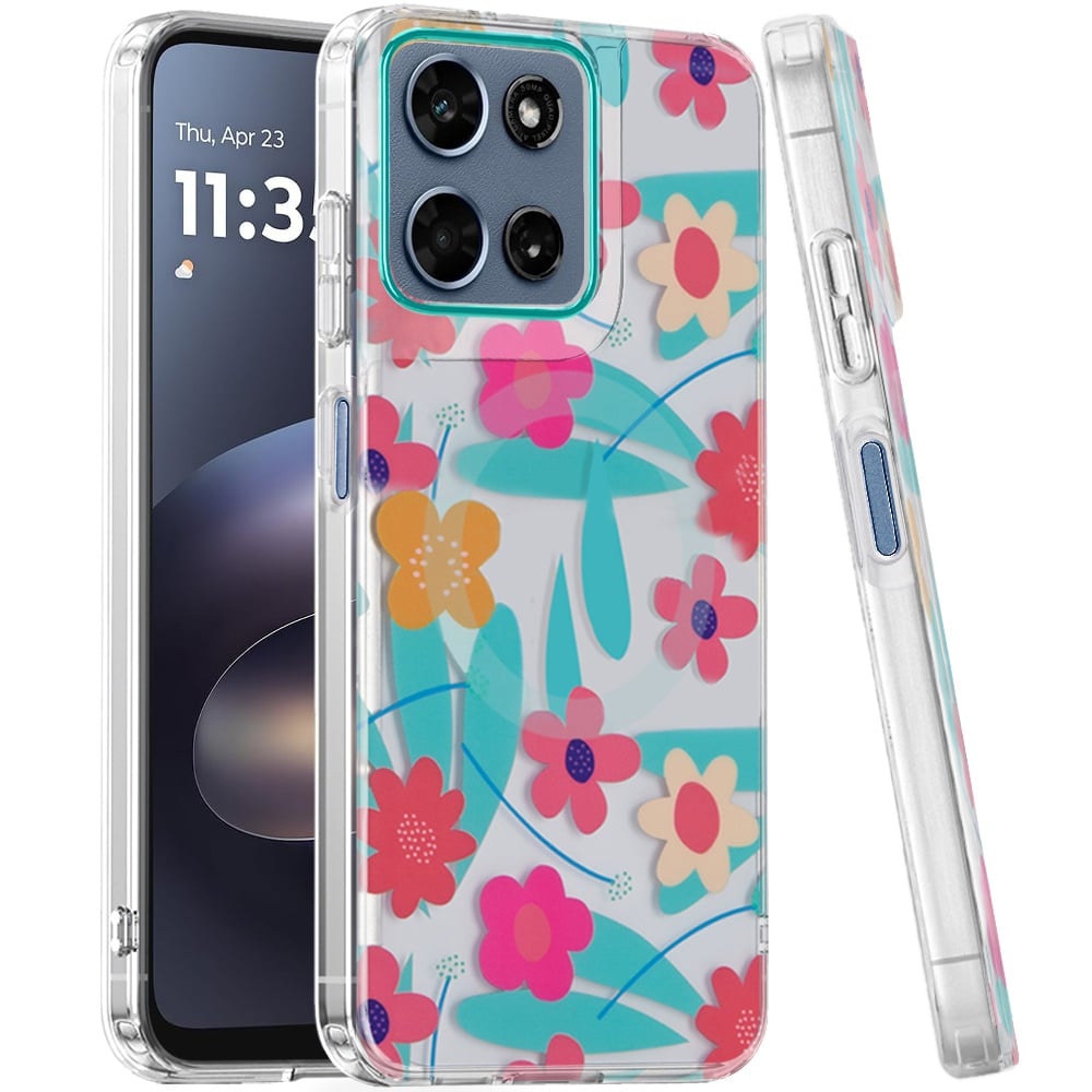 Phone Case for Motorola Moto G 5G 2026/ 2025 Stylish Design Shockproof Magnetic Magsafe Compatible TPU IMD Print Rugged Grip Drop Protection Slim Fashion Cover