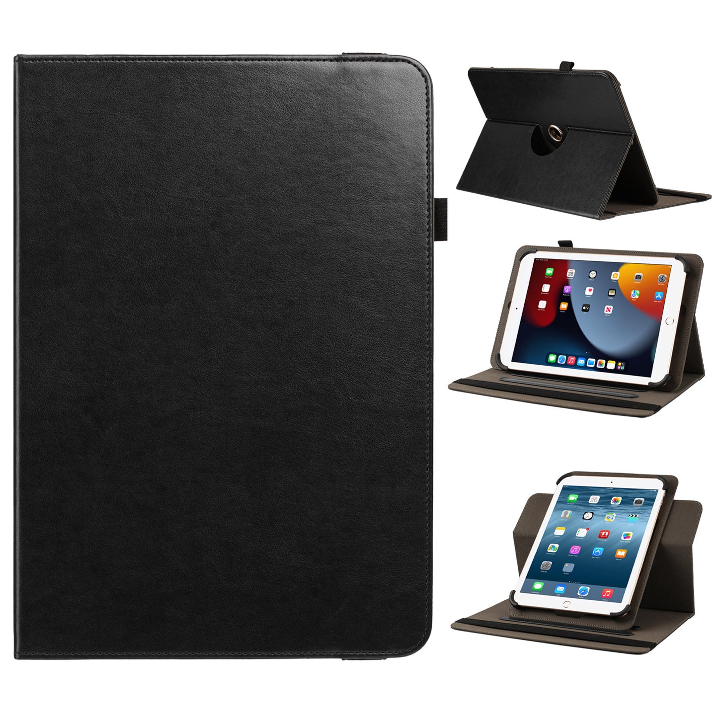 Tablet Case for TCL Tab 10 NXTPAPER Universal PU Leather Folio Magnetic Closure Multi-Angle Stand Slim Fit Full Body Precise Cutouts Cover
