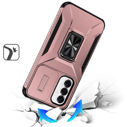 Phone Case for Samsung Galaxy S26 FE /Fan Edition Magnetic Ring Stand Camera Protection Shockproof Heavy Duty Kickstand Rugged Grip Anti Scratch Hybrid Cover