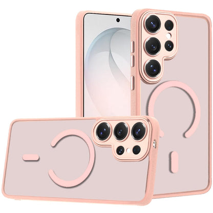 Phone Case for Samsung Galaxy S26 Ultra Matte Frosted Magnetic Back Hybrid Hard PC Soft TPU Camera Protection Slim Shock Absorbing Anti Fingerprint Cover
