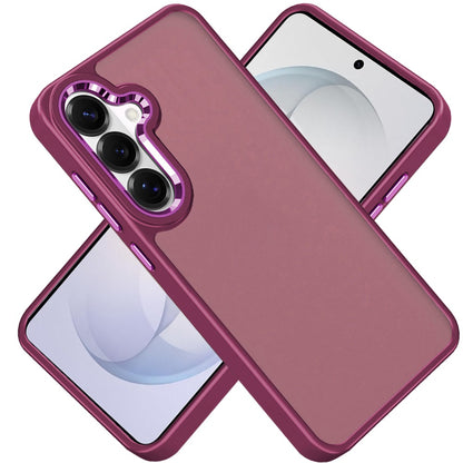 Phone Case for Samsung Galaxy S26 FE /Fan Edition Polished Acrylic Hybrid TPU Slim Shockproof Metal Button Thick Durable Grip Camera Protection Anti-Scratch Cover