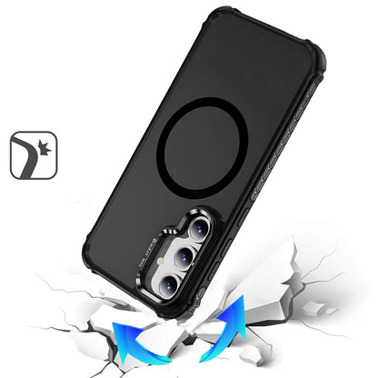 For Apple iPhone 12 Pro Max Hybrid Metal Camera Stand Ring Sturdy, Compatible with MagSafe, Matte Hard TPU Colorful Edge Case Cover