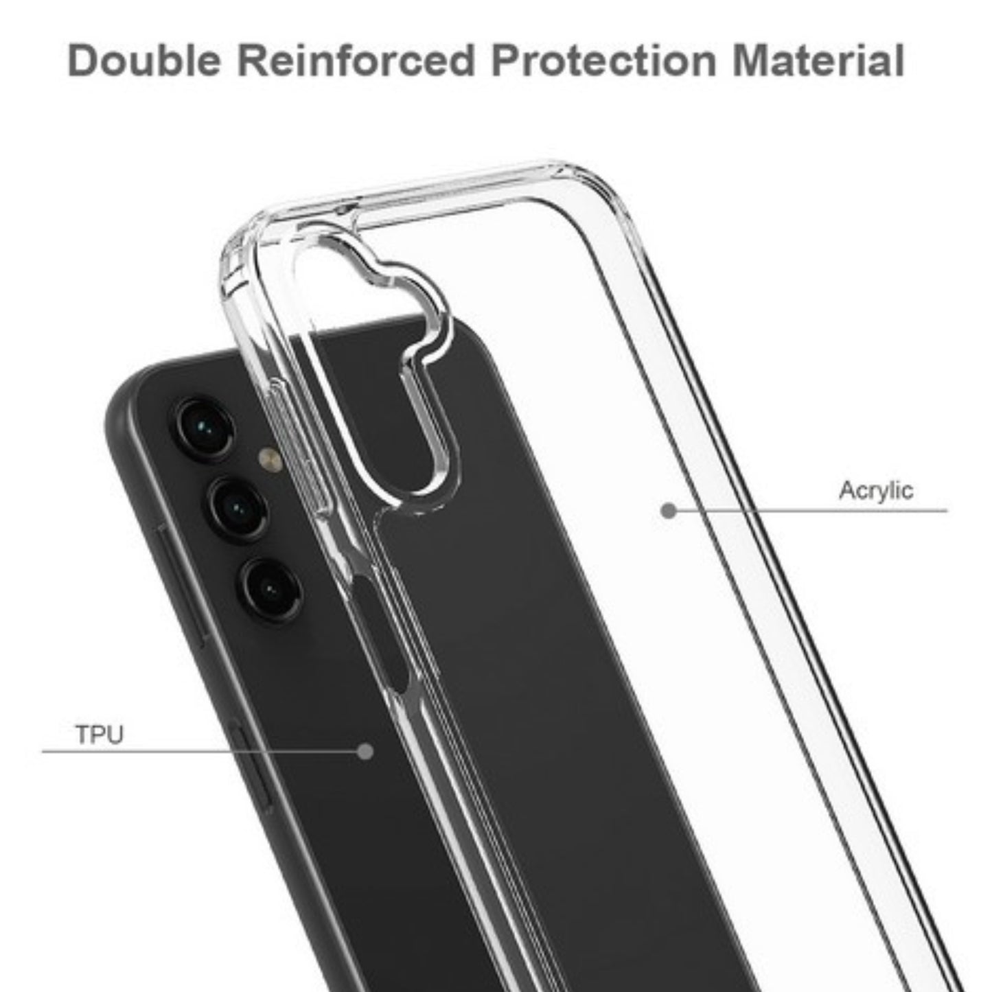 For OnePlus 15R / ACE 6 Crystal HD Clear Back Hybrid Case TPU Bumper Frame Slim Shockproof Hard Defender Case Cover Clear