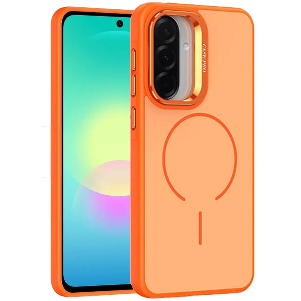 Phone Case for Samsung Galaxy A27 Premium Matte Magnetic Camera Stand Hybrid Shockproof Rugged Protective Anti Scratch Durable Grip Metal Buttons Cover