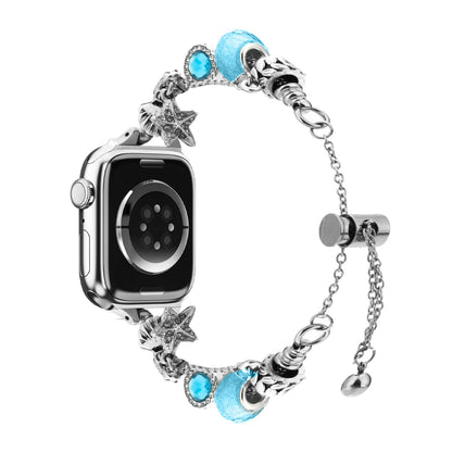 Watch Band Beaded Stretch Bracelet Charm Jewel Fashion Elastic Strap Decorative Ornament